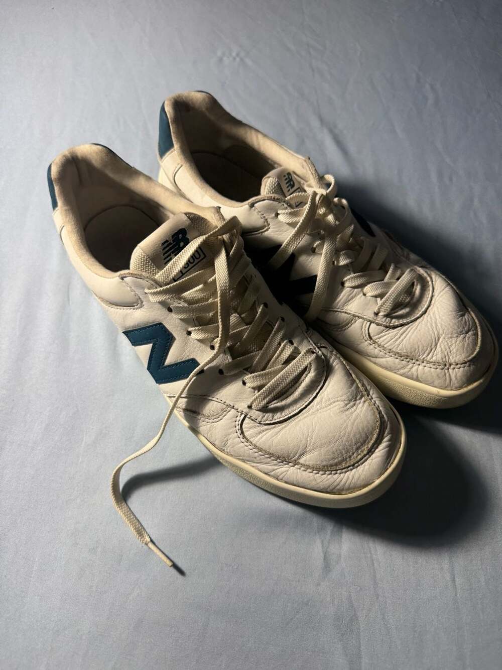 New Balance CT300SN3 Court Line White Navy Leather Sneakers